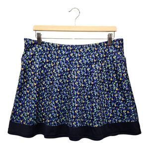 PGA Tour Women's Golf Pickleball Skort Blue/Green Purple Large